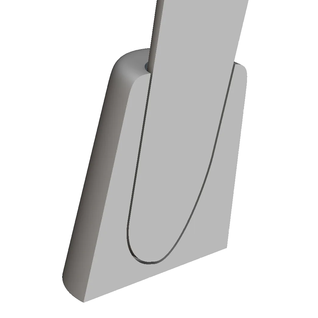 Hip stem implants oriented with generated supports for printing