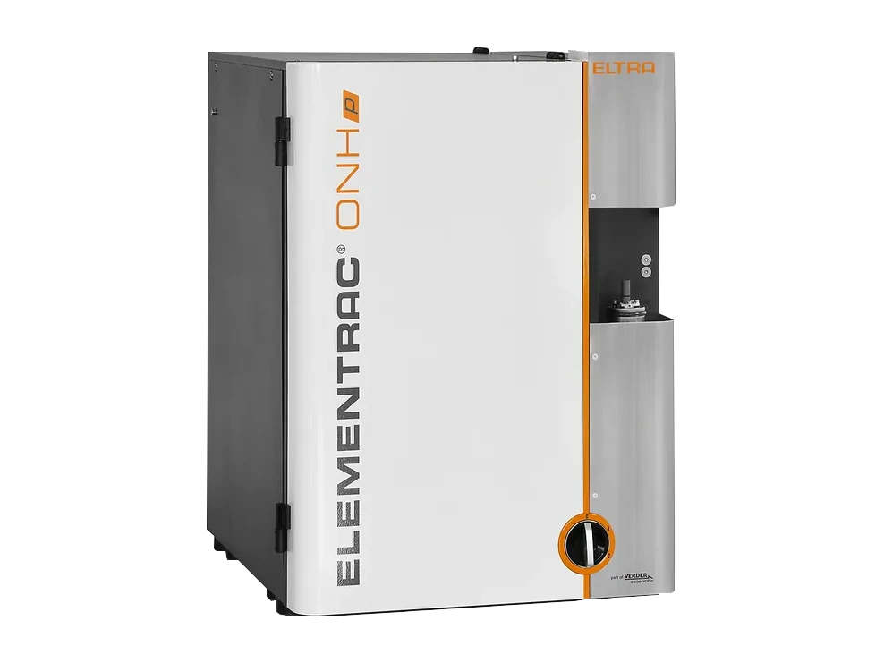 Eltra ONH oxygen analyzer for testing printed material